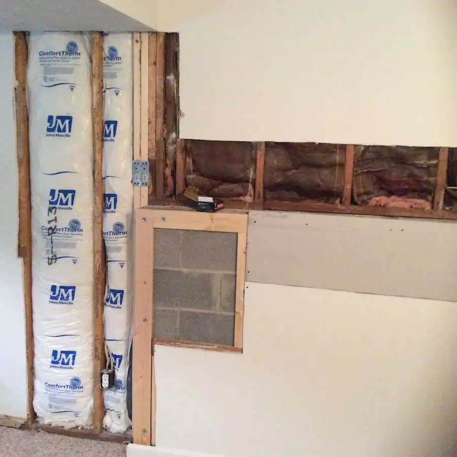 Wall insulation replacement during Contents Cleaning & Restoration in Port Orchard